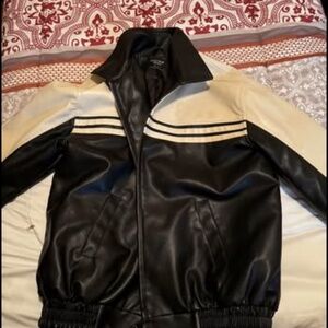 street wear leather jacket